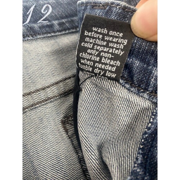 THE LIMITED Slim Boyfriend 312 bootcut Distressed Blue Denim Jeans Women Size 8 - Picture 16 of 16